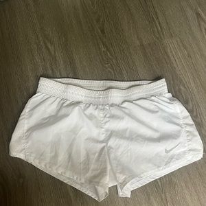 nike white dri-fit shorts